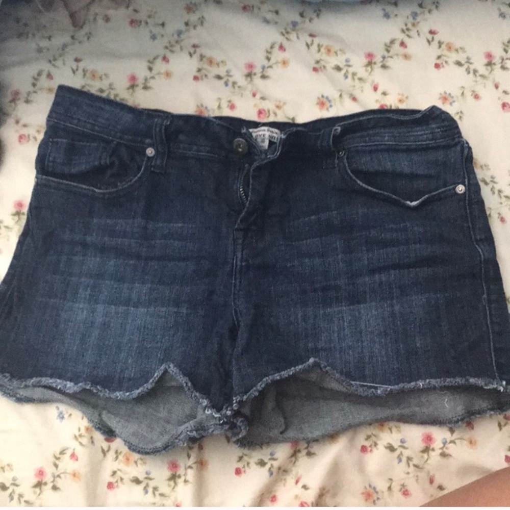 Denim shorts